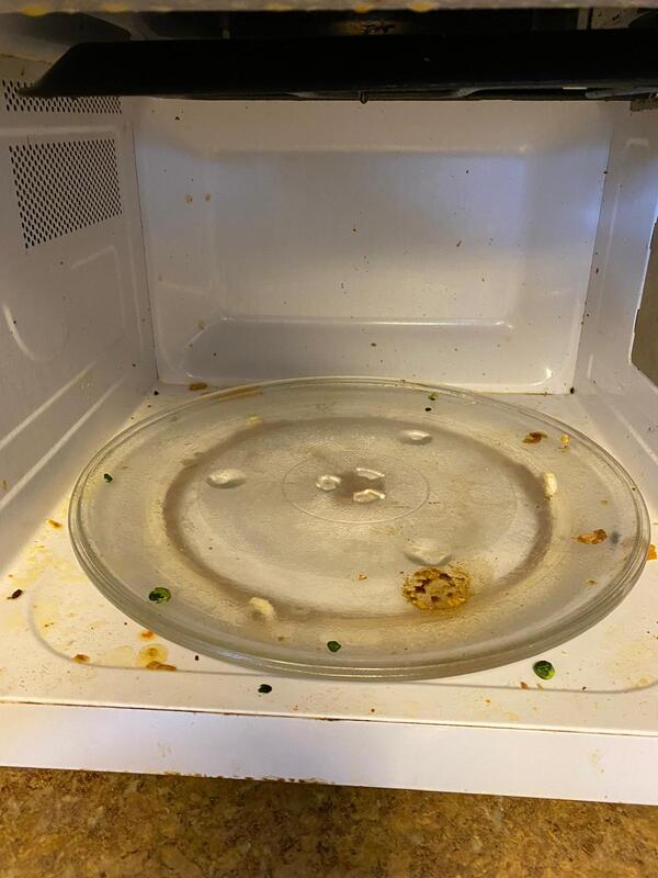 dirty microwave